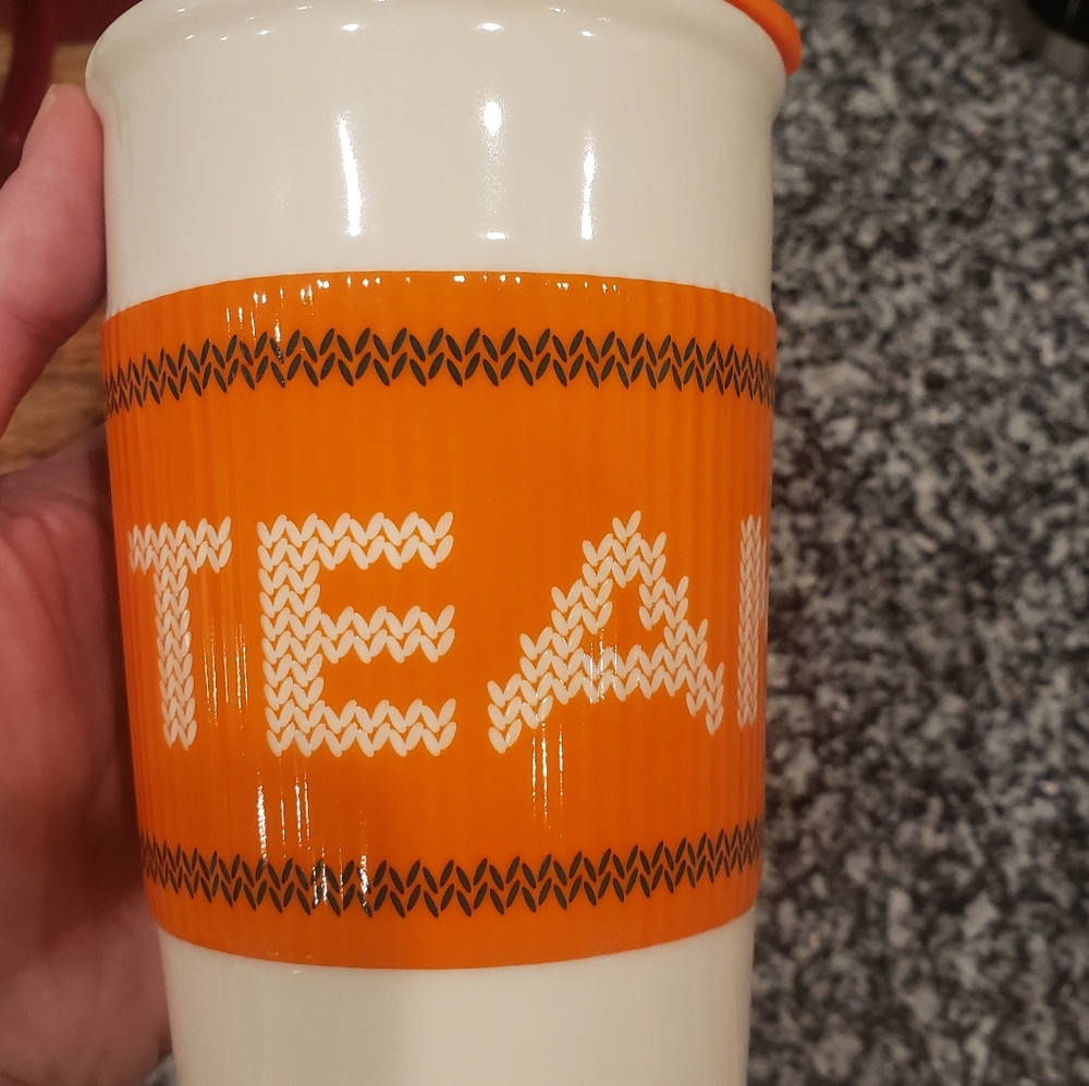 Starbucks Team PSL ceramic coffee tumbler